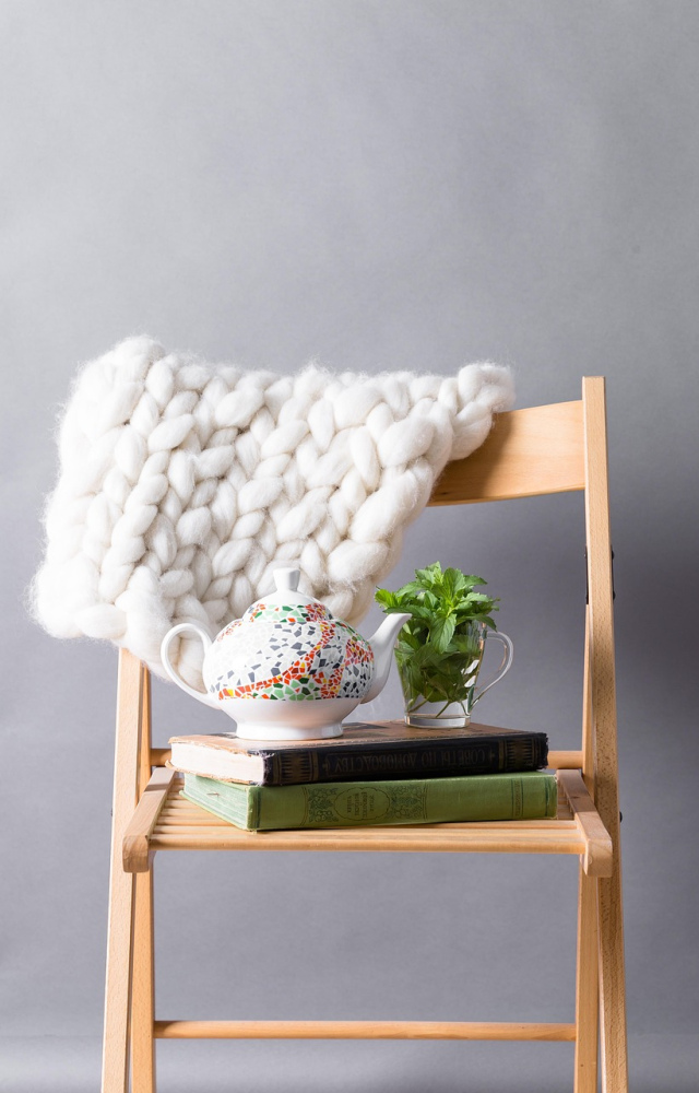 Organic Cotton Throw Blanket